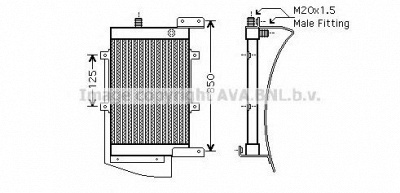 AVA QUALITY COOLING au3192 -  масляный радиатор, двигательное масло